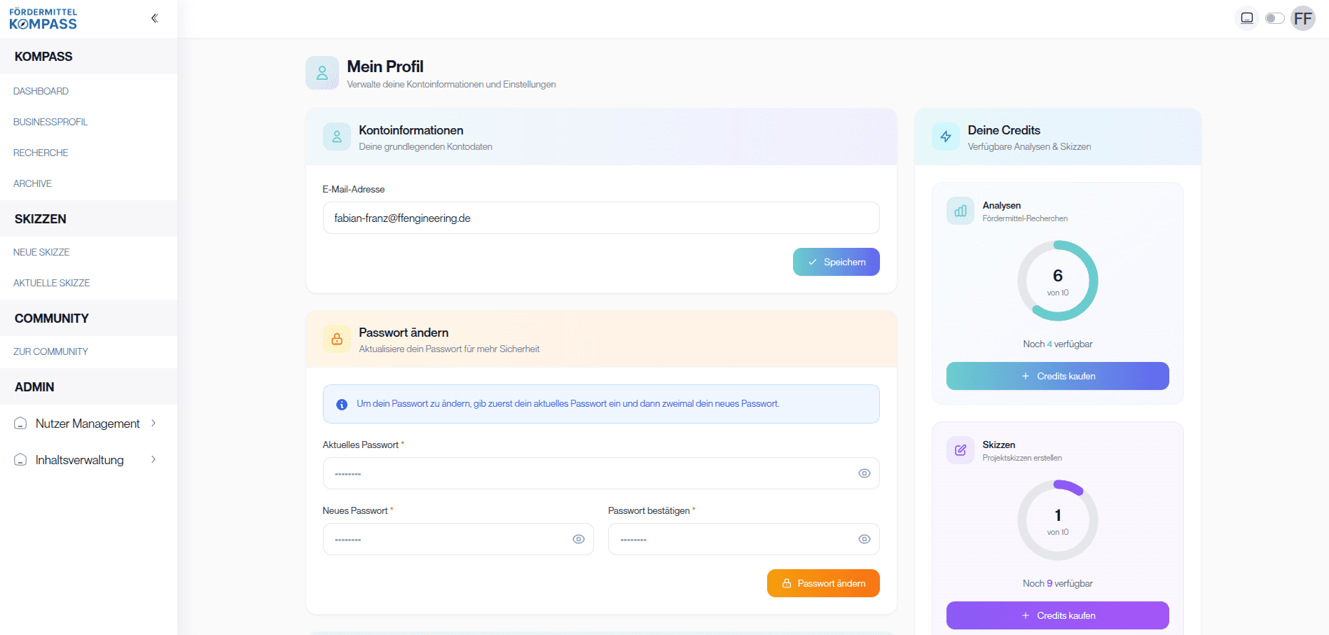 Fördermittel Kompass screenshot 4